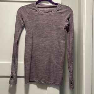 Lululemon purple long sleeve shirt. Size 2